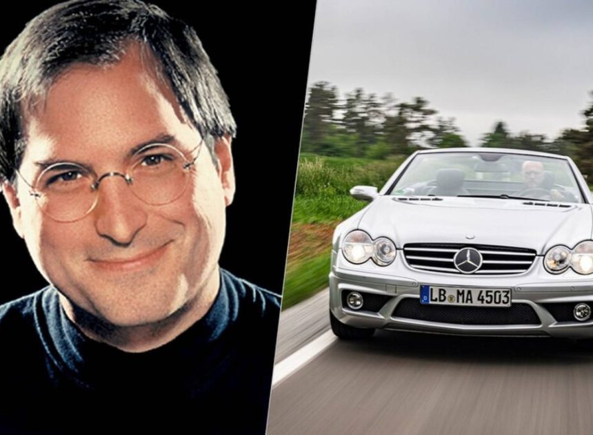 Steve Jobs cambiaba su Mercedes-Benz SL55 AMG de 120.000 dólares cada seis meses. Y todo se debía a la matrícula