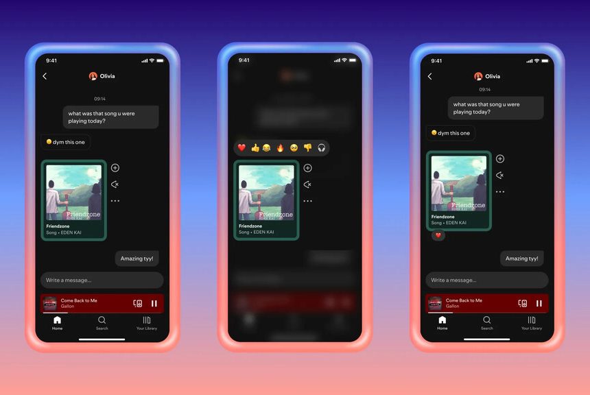 Spotify acaba de dar el paso definitivo para convertirse en una app social: llegan los mensajes directos a la aplicación